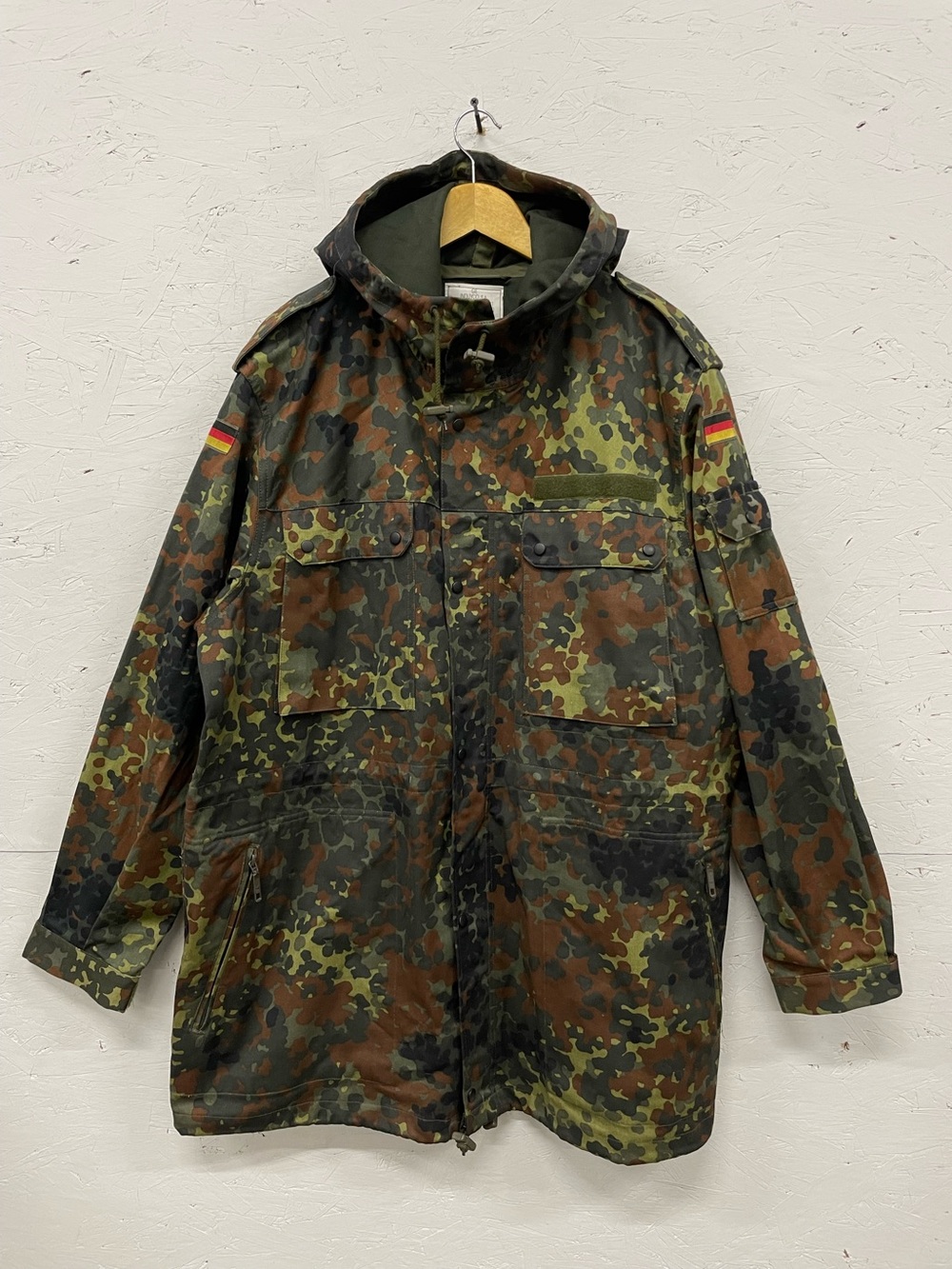 Vintage 1996 German Bundeswehr Military Parka, Induyco S.A., Size 10 (XL)